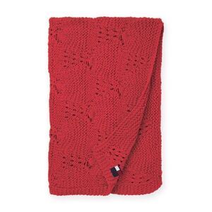Tommy Hilfiger Bar Harbor Throw. New . Red